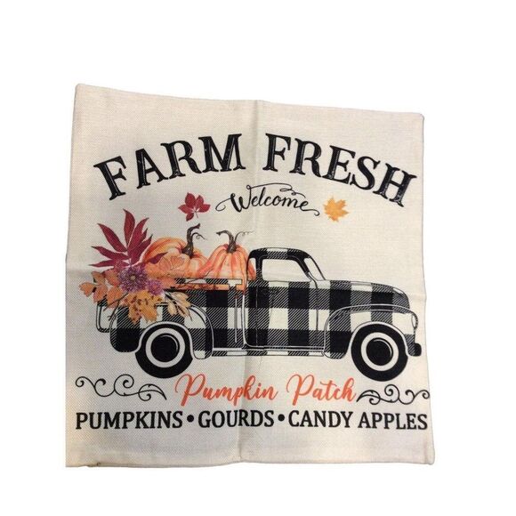 YGEOMER 4 Fall Theme Thow Pillow Cases Multicolor - Picture 1 of 5